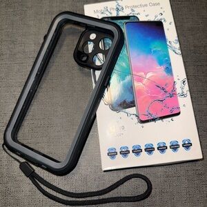 Waterproof Black Mobile Phone Protective Case